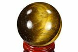 Polished Tiger's Eye Sphere - South Africa #116057-1